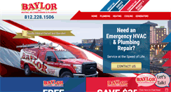 Desktop Screenshot of baylorinc.com